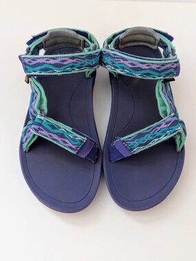 Teva Hurricane XLT 2 Kids Sandals Purple Blue Size 4